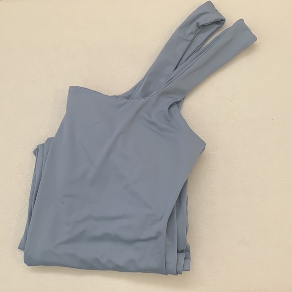 NWT Shein Small Dusty Blue Dress - Picture 3 of 3